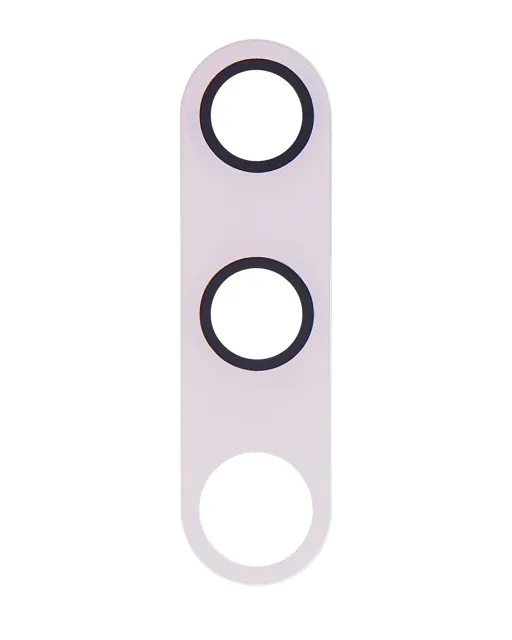 Sklíčko zadní kamery (spodní) pro Moto One Fusion Plus (XT2067- 2 / 2020) (originál OEM) (Moonlight White)