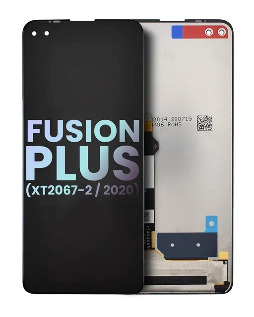 Střední rám (housing) pro Motorola Moto Fusion Plus (XT2067-2 / 2020) (originál OEM) (Twilight Blue)