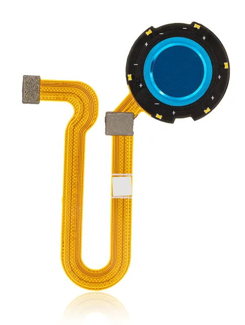 Otisků prstů čtečka s flex kabelem pro Motorola One Hyper (XT2027-1 / 2020) (originál OEM) (Deep Sea Blue)