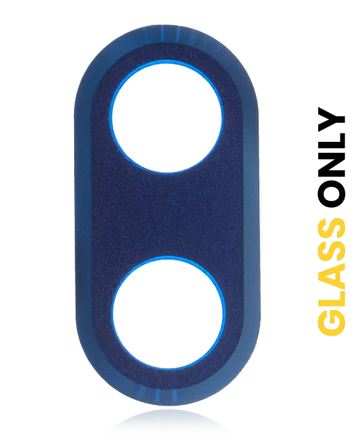 Sklíčko zadní kamery (jen sklo) s lepením pro Motorola One Hyper (XT2027 / 2020) (Deepsea Blue)