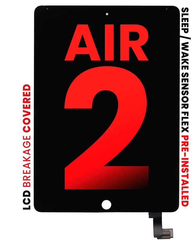 LCD displej s dotykovou vrstvou pro iPad Air 2 (Aftermarket Pro: XO7) (černá)