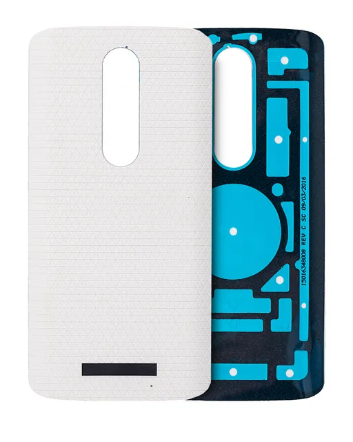 Zadní sklo pro Motorola Droid Turbo 2 (XT1585 / XT1580 / XT1581 / 2015) (bílá)