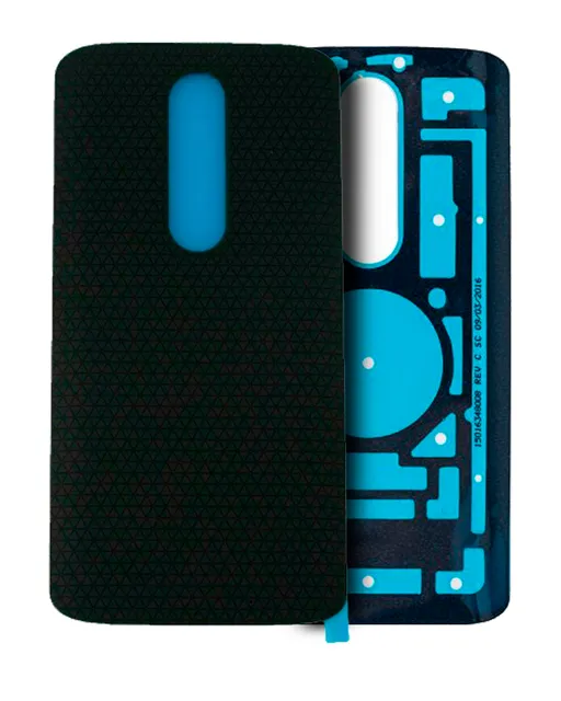 Zadní sklo pro Motorola Moto Droid Turbo 2 (XT1585 / 2015) Moto X Force (XT1580 / 2015) (originál OEM) (černá)