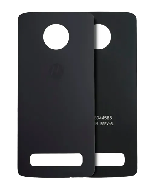 Zadní sklo pro Motorola Moto Z4 (XT1980-3 / XT1980-4 / 2019) (originál OEM) (šedá)