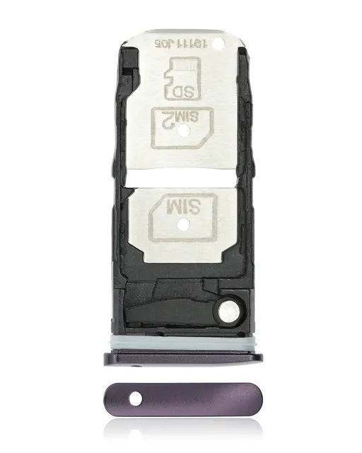 SIM šuplík (dvě SIM) pro Motorola Moto Z4 (XT1980 / 2019) (fialová)