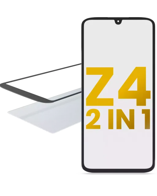2v1 přední sklo s OCA (předinstalováno) pro Motorola Moto Z4 (XT1980 / 2019)
