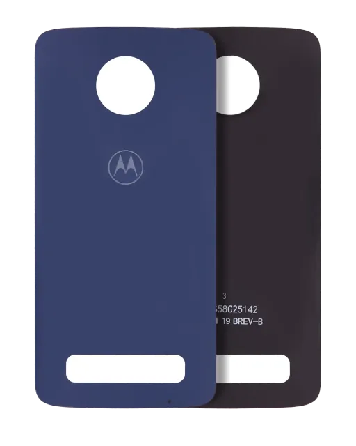 Zadní sklo pro Motorola Moto Z3 Play (XT1929 / 2018) (originál OEM) (Deep Indigo)
