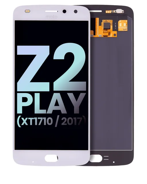 LCD displej bez rámečku pro Motorola Moto Z2 Play (XT1710 / 2017) (originál OEM) (bílá)