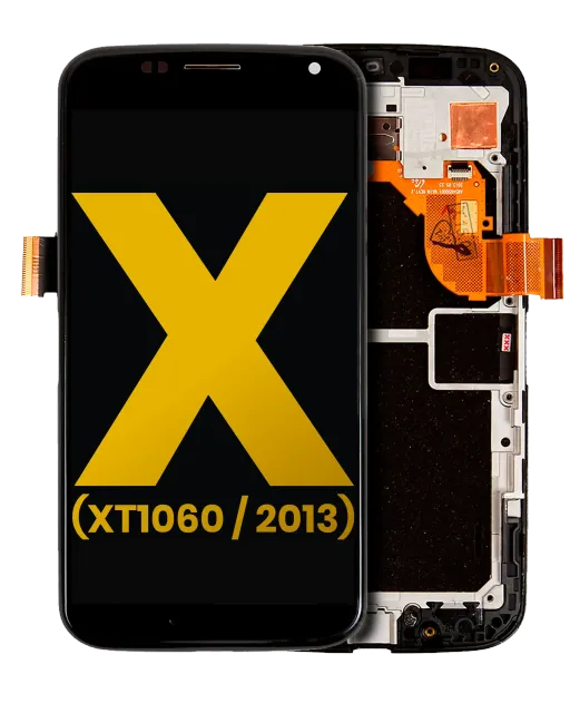 LCD displej s rámečkem pro Motorola Moto X (XT1060 / 2013) (repasovaný) (všechny barvy)