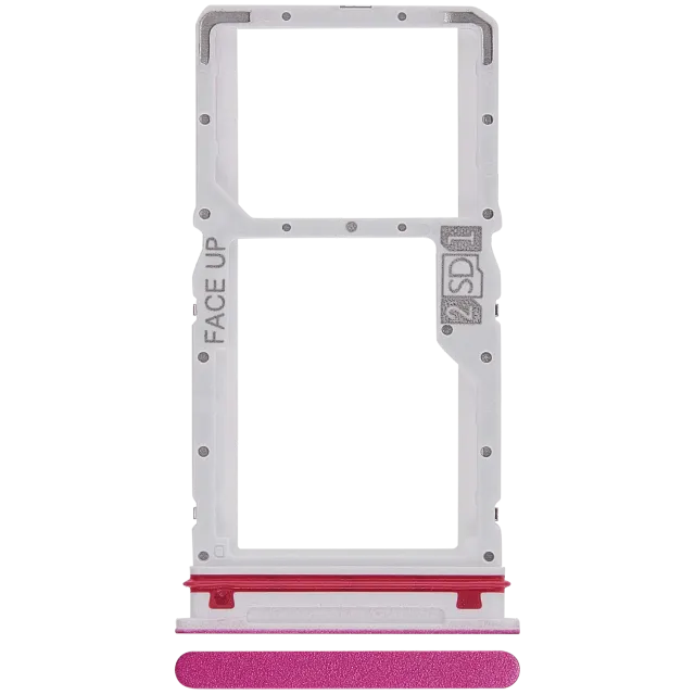 SIM šuplík pro Motorola Moto G37 (XT2625 / 2026) (Fuchsia Red)