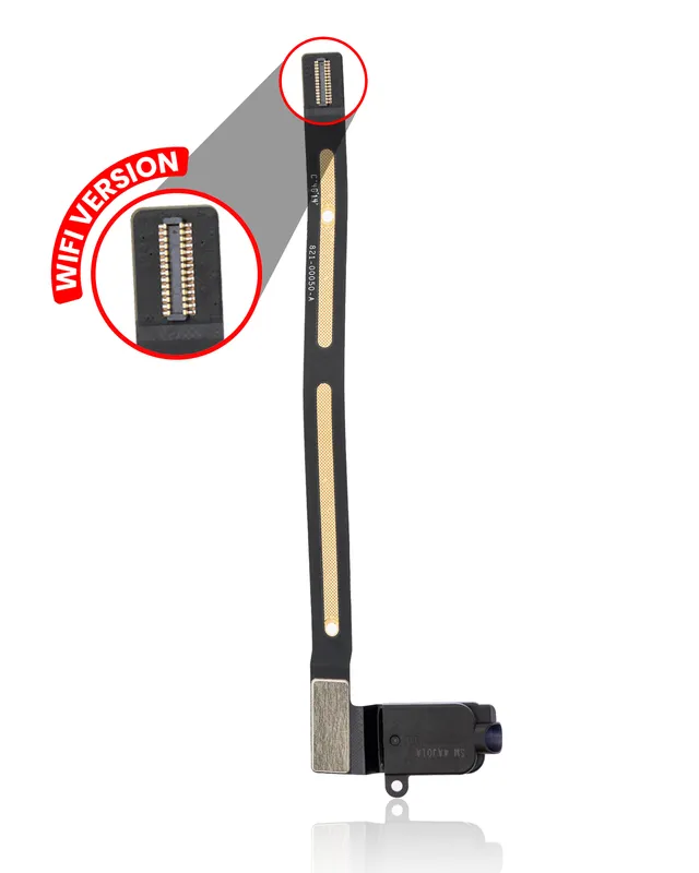 Flex kabel sluchátkového konektoru pro iPad Air 2 (jen WiFi) (černá)