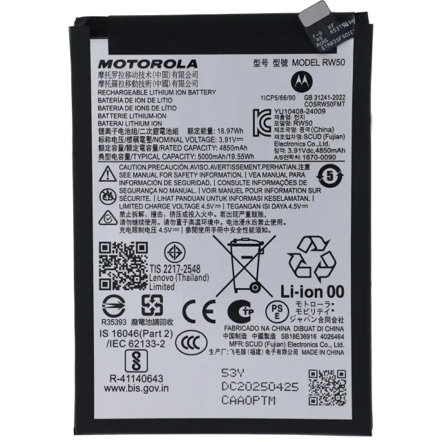 Baterie pro Motorola Moto G Power 5G (XT2515 / 2025) (RW50) (originál OEM)