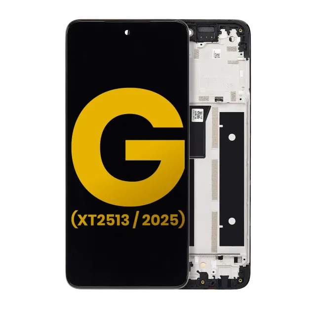 LCD displej s rámečkem pro Motorola Moto G 5G (XT2513 / 2025) (repasovaný) (všechny barvy)