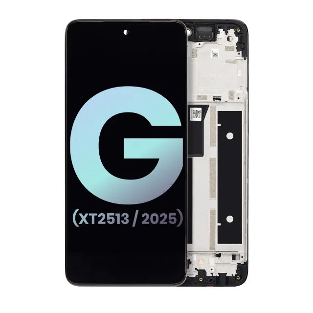 LCD displej s rámečkem pro Motorola Moto G 5G (XT2513 / 2025) (originál OEM) (všechny barvy)