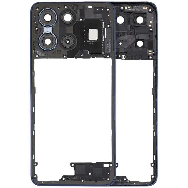 Střední rám (housing) pro Motorola Moto G 5G (XT2513 / 2025) (Sapphire Blue)