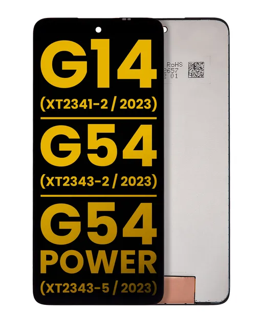 LCD displej bez rámečku pro Motorola Moto G14 (XT2341-2 / 2023) / Moto G54 (XT2343-2 / 2023) / Moto G54 Power (XT2343-5 / 2023) / Moto G64 5G (XT2431 / 2024) (repasovaný) (všechny barvy)