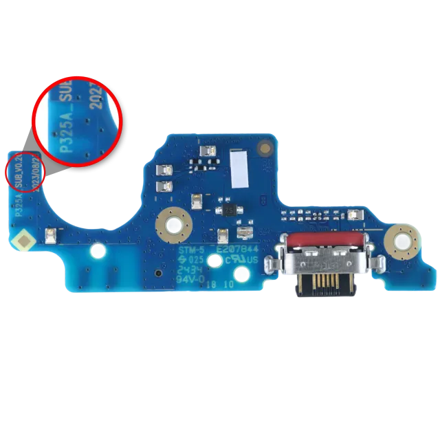 Deska nabíjecího konektoru pro Motorola Moto G24 (XT2423 / 2024) (originál OEM)