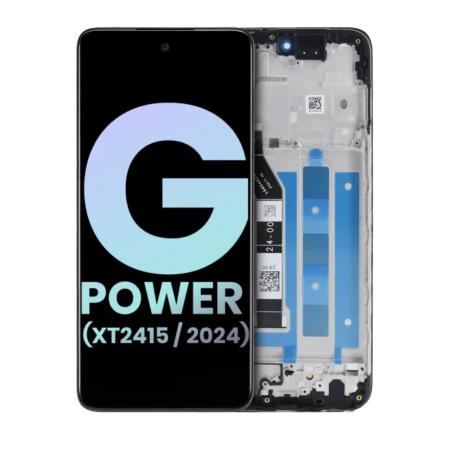 LCD displej s rámečkem pro Motorola Moto G Power 5G (XT2415 / 2024) (originál OEM) (všechny barvy)