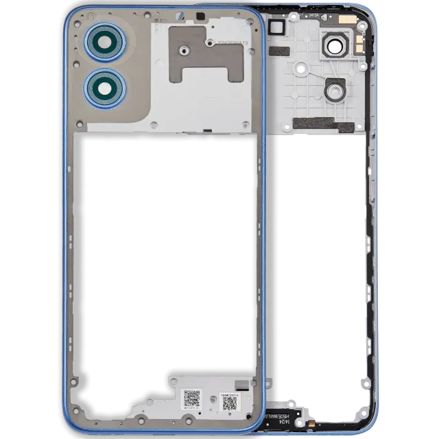 Střední rám pro Motorola Moto G Play (XT2413 / 2024) (Coronet Blue) (originál OEM)