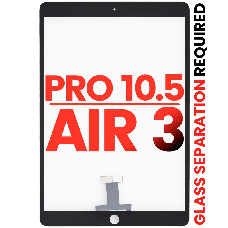 Dotyková vrstva (digitizér) pro iPad Pro 10.5" / iPad Air 3 (předinstalovaná OCA, nutné oddělení skla) (Aftermarket Plus) (černá)