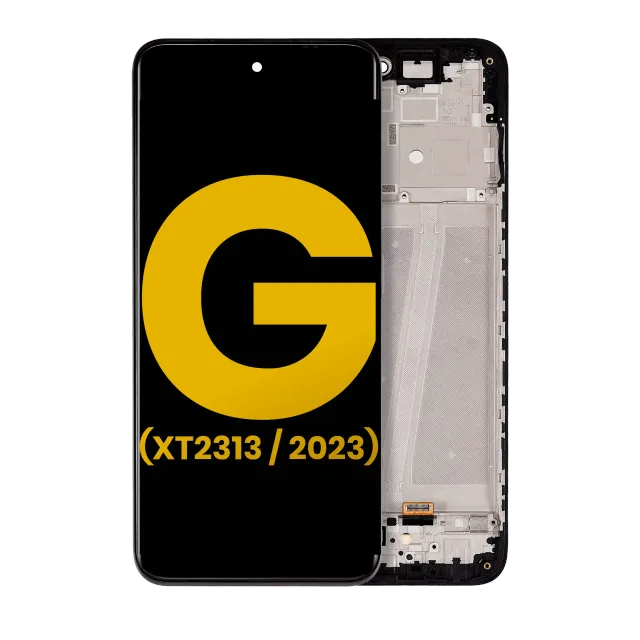 LCD displej s rámečkem pro Motorola Moto G 5G (XT2313 / 2023) (repasovaný) (všechny barvy)