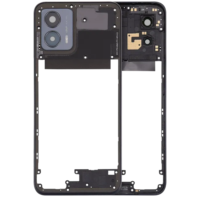 Střední rám (housing) pro Motorola Moto G 5G (XT2313 / 2023) (Premium) (Basalt Blue)