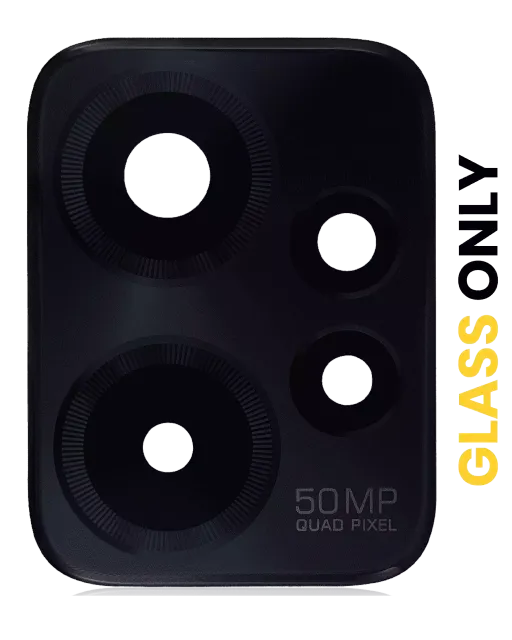 Sklíčko zadní kamery (jen sklo) s lepením pro Motorola Moto G Power 5G (XT2311) 2023) (černá)
