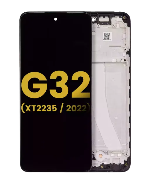 LCD displej s rámečkem pro Motorola Moto G32 (XT2235 / 2022) (repasovaný) (všechny barvy)