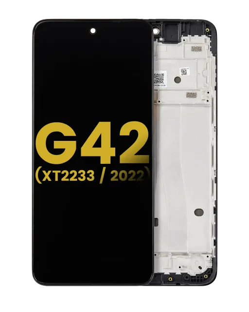OLED displej s rámečkem pro Motorola Moto G42 (XT2233 / 2022) (repasovaný) (všechny barvy)