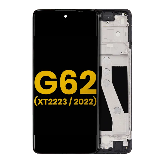 LCD displej s rámečkem pro Motorola Moto G62 5G (XT2223 / 2022) (repasovaný) (všechny barvy)