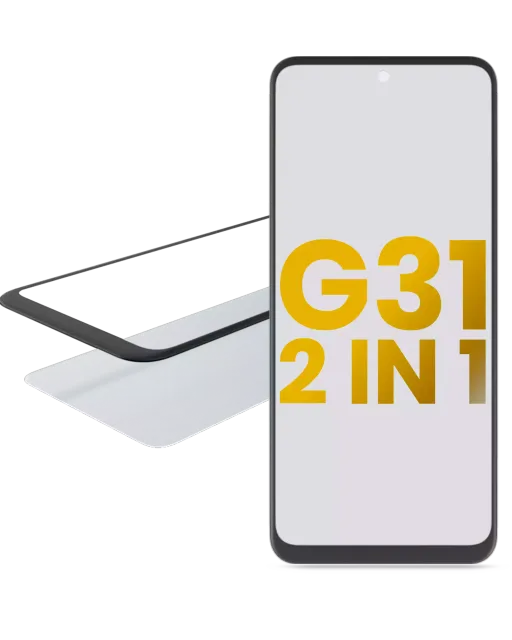 2v1 přední sklo s OCA (předinstalováno) pro Motorola Moto G31 (XT2173 / 2021)