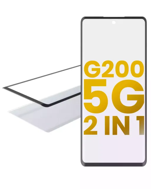 2v1 přední sklo s OCA (předinstalováno) pro Motorola Moto G200 5G (XT2175 / 2022)