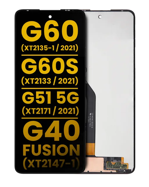 LCD displej bez rámečku pro Motorola Moto G60 (XT2135 / 2021) / G60S (XT2133 / 2021) / G51 5G (XT2171 / 2021) / Moto G40 Fusion (XT2147-1) (repasovaný) (všechny barvy)