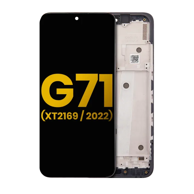 OLED displej s rámečkem pro Motorola Moto G71 5G (XT2169 / 2022) (repasovaný) (všechny barvy)