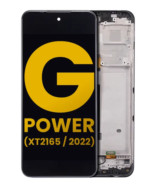 LCD displej s rámečkem pro Motorola Moto G Power (XT2165 / 2022) (repasovaný) (všechny barvy)