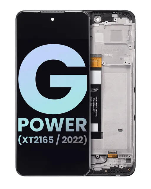 LCD displej s rámečkem pro Motorola Moto G Power (XT2165 / 2022) (originál OEM) (všechny barvy)