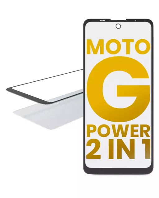 2v1 přední sklo s OCA (předinstalováno) pro Motorola Moto G Power (XT2165 / 2022)