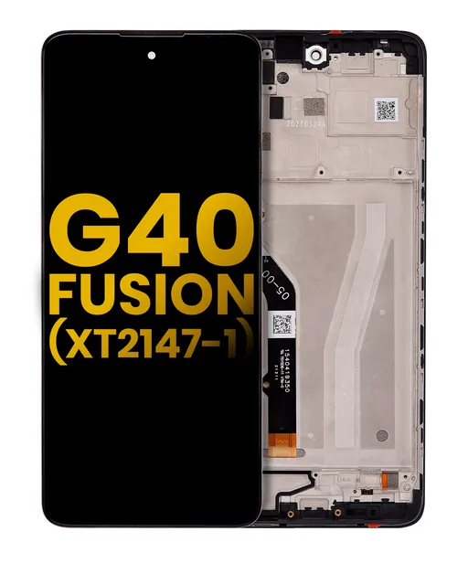 LCD displej s rámečkem pro Motorola Moto G40 Fusion (XT2147-1) (repasovaný) (všechny barvy)