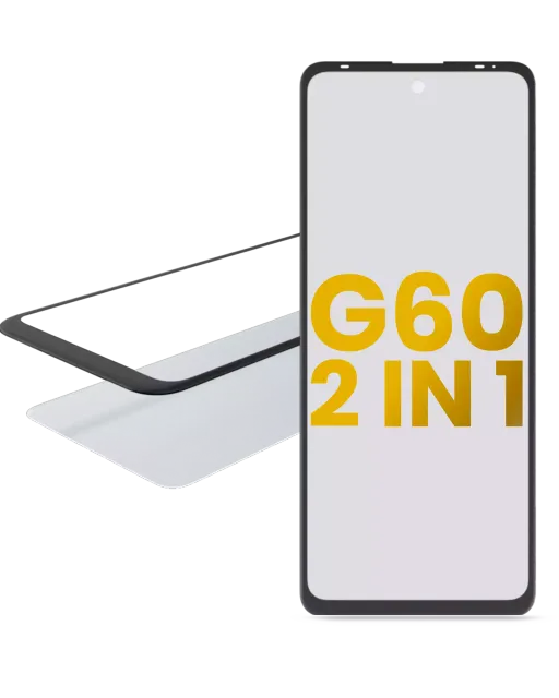 2v1 přední sklo s OCA (předinstalováno) pro Motorola Moto G60 (XT2135 / 2021)