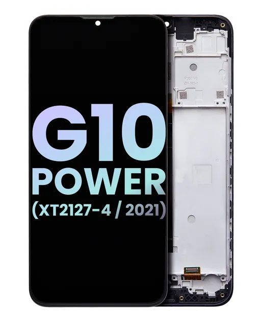 LCD displej s rámečkem pro Motorola Moto G10 Power (XT2127-4 / 2021) (originál OEM) (All Color)