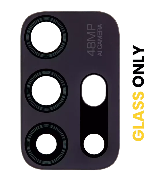 Sklíčko zadní kamery (jen sklo) s lepením pro Motorola Moto G10 (XT2127-2 / 2021) / G10 Power (XT2127-4 / 2021) (Aurora Gray)