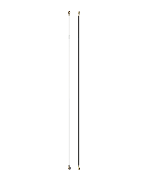 Kabel antény pro Motorola Moto G Power (XT2117 / 2021) (sada 2 ks) (Black: 12cm, White: 11.4cm)