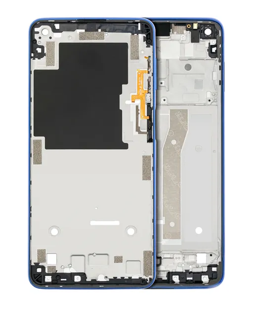 Střední rám (housing) pro Motorola Moto G Power (XT2117 / 2021) (modrá)