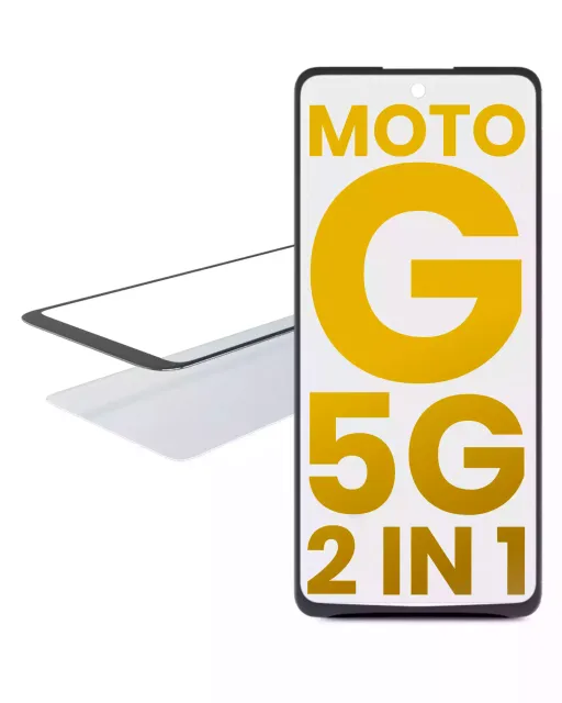 2v1 přední sklo s OCA (předinstalováno) pro Motorola Moto G 5G (XT2113-3 / 2020)