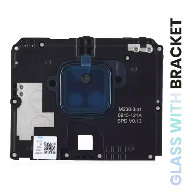 Sklíčko zadní kamery s držákem pro Motorola Moto G Play (XT2093 / 2021) (originál OEM) (Misty Blue)