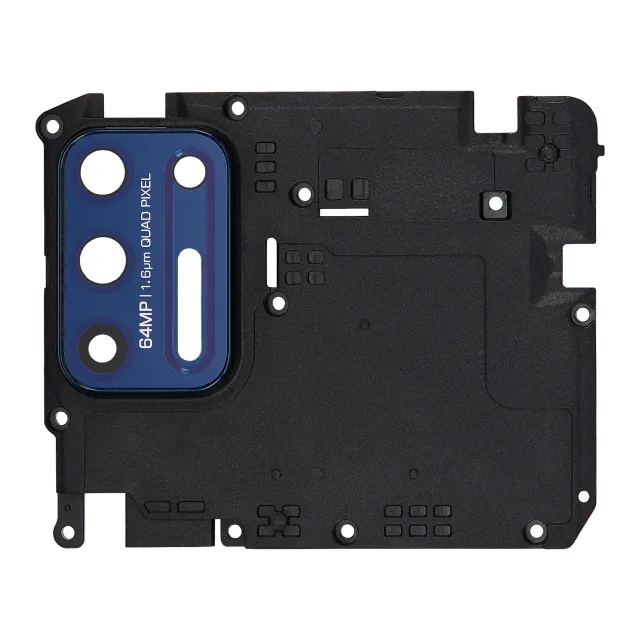 Kryt antény se sklíčkem zadní kamery pro Motorola Moto G9 Plus (XT2087 / 2020) (Indigo Blue)