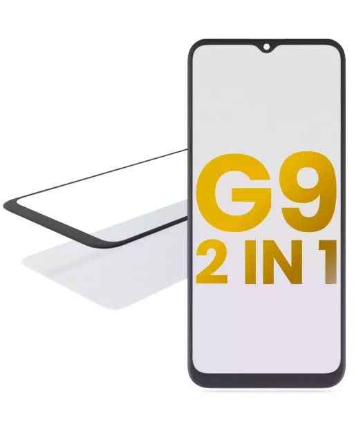 2v1 přední sklo s OCA (předinstalováno) pro Motorola Moto G9 (2020)