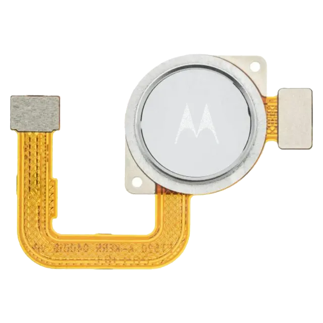 Otisků prstů čtečka s flex kabelem pro Motorola Moto G Fast (XT2045 / 2020) (originál OEM) (Pearl White)