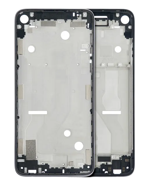 Střední rám (housing) pro Motorola Moto G Power (XT2041-4 / XT2041-6 / XT2041-7 / XT2041DL / 2020) (Smoke Black)