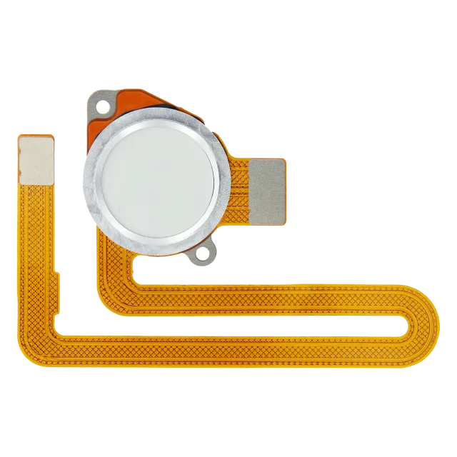 Otisků prstů čtečka s flex kabelem pro Motorola Moto G8 Power (XT2041-1 / XT2041-3 / 2020) (bílá)